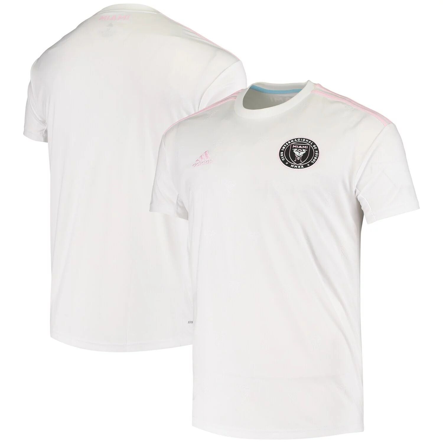 

Мужская белая футболка Inter Miami CF 2020 Replica Blank Primary AEROREADY adidas, Белый, Мужская белая футболка Inter Miami CF 2020 Replica Blank Primary AEROREADY adidas