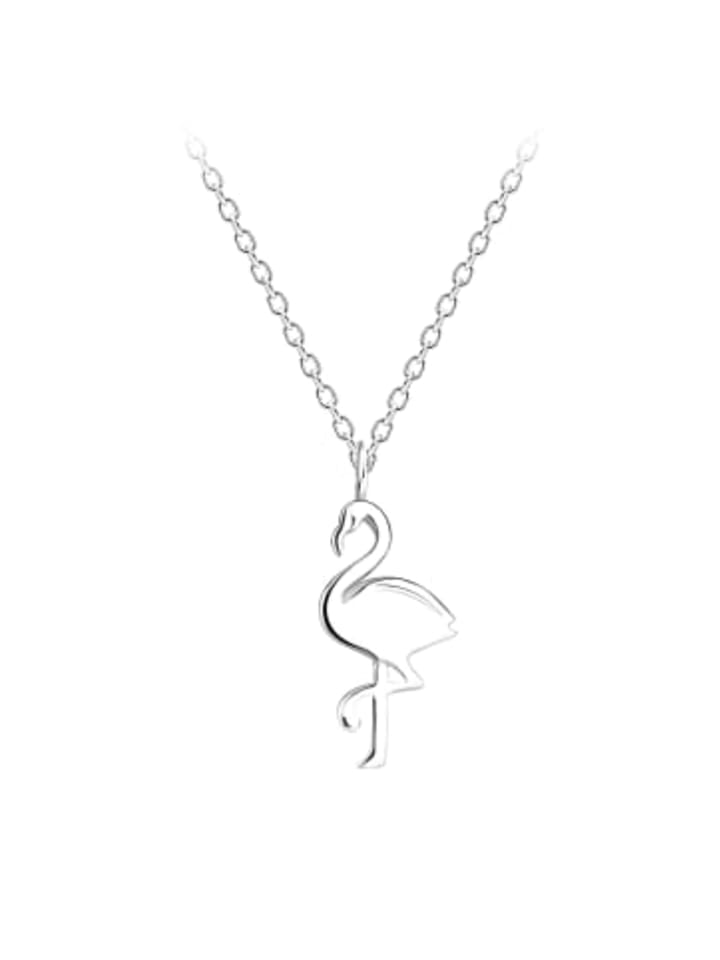 

Alexander York Колье с подвеской в виде фламинго из серебра 925 пробы, комплект из двух серебряных элементов