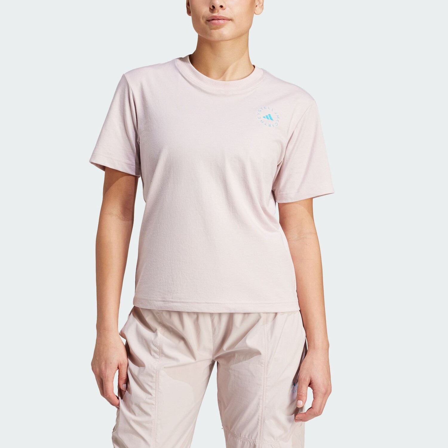 Футболка женская фуксия Adidas — фото 2