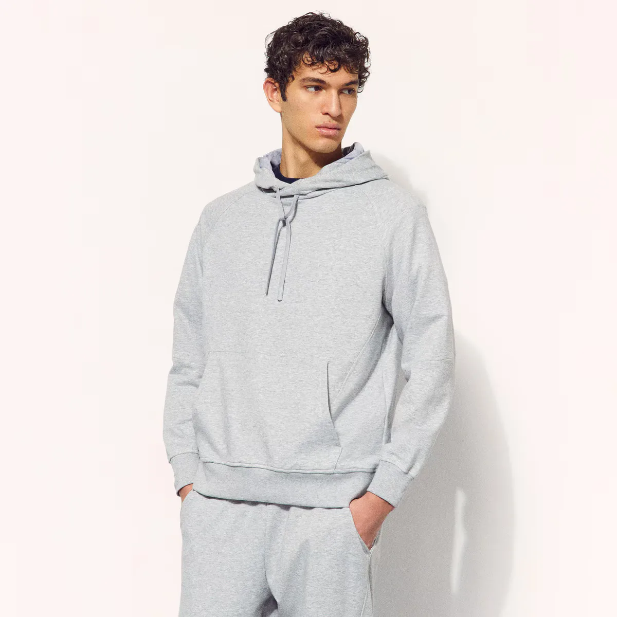 

Sportcasual мужская толстовка с капюшоном Boomerang, светло-серый