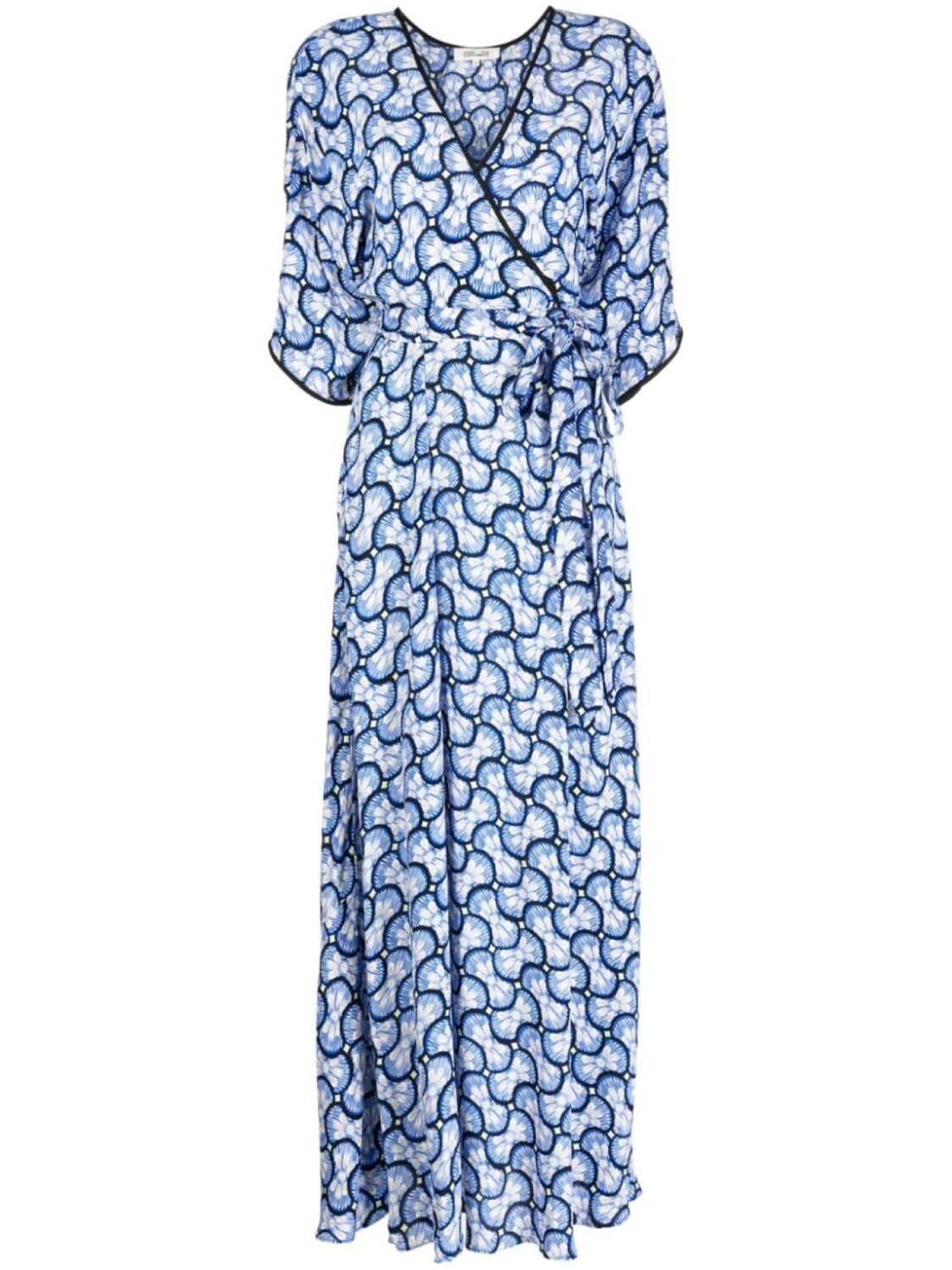 

Diane Von Furstenberg платье макси Eloise с V-образным вырезом, синий