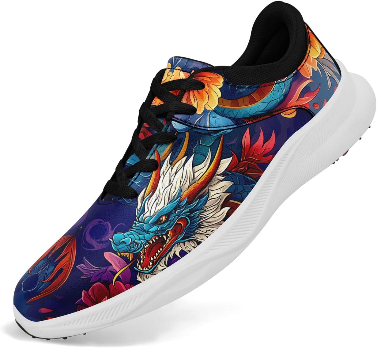 

Мужские гольф-туфли Dragon, спортивные кроссовки для гольфа без шипов, противоскользящие, с амортизацией, водонепроницаемые, для ходьбы, для женщин Coolcustomize, пурпурный