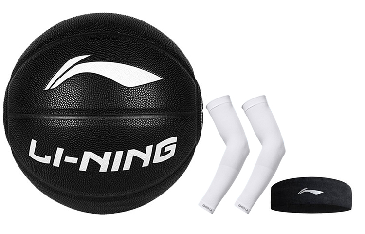 

LINING Badfive PU баскетбольный мяч black размер 7 тренировочный соревновательный unisex