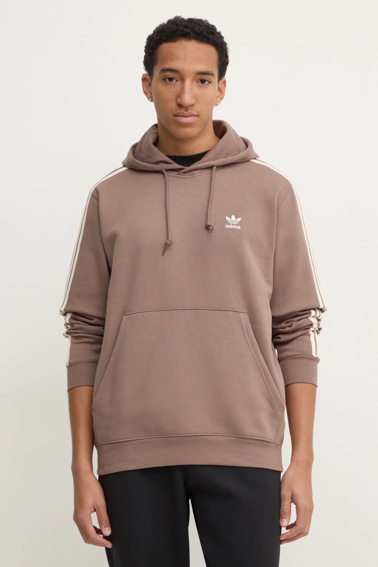 

Толстовка с 3 полосками adidas Originals, коричневый