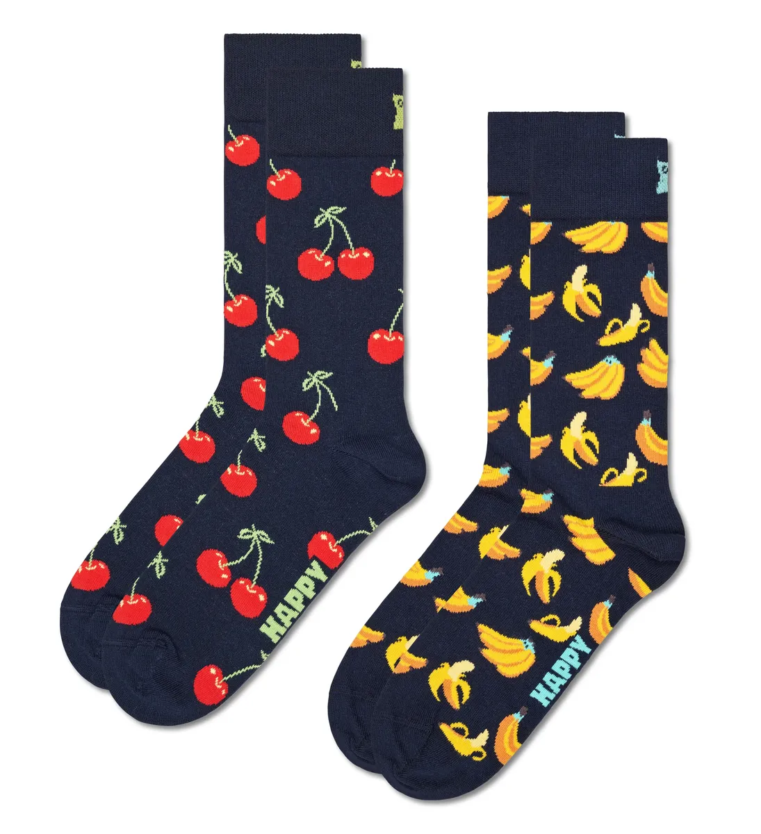 

Носки Happy Socks "Classic Cherry Socks" (упаковка, 2 пары), Cherry & Banana Socks, цвет Bunt