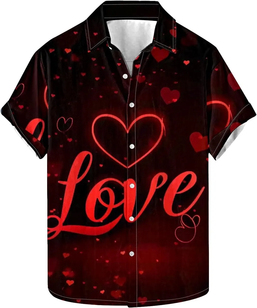 

Футболка Valentine's Day с принтом в виде сердца