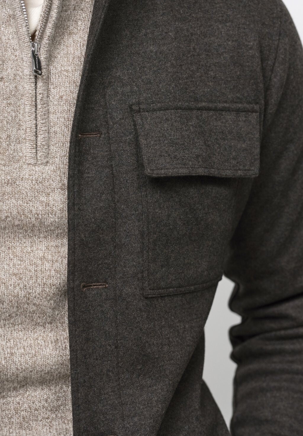

Рубашка OVERSHIRT PROFUOMO, коричневый