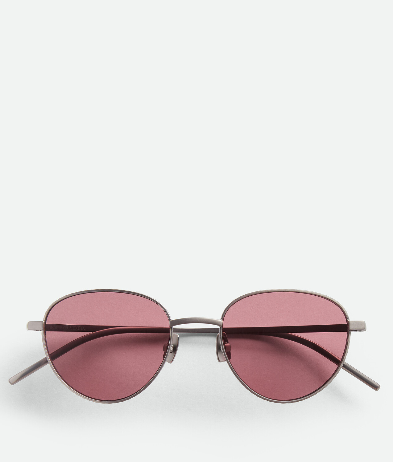 

Intrecciato panthos sunglasses BOTTEGA VENETA, красный/рутений
