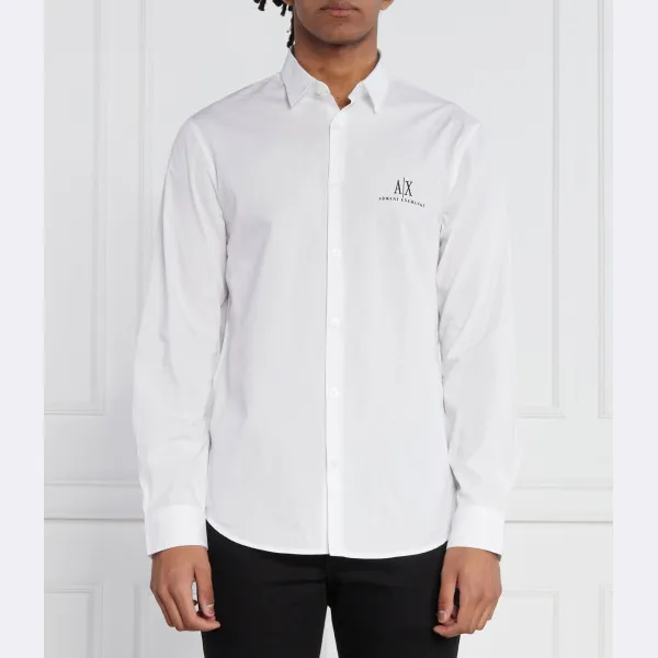 

Рубашка узкого кроя Armani Exchange, белый