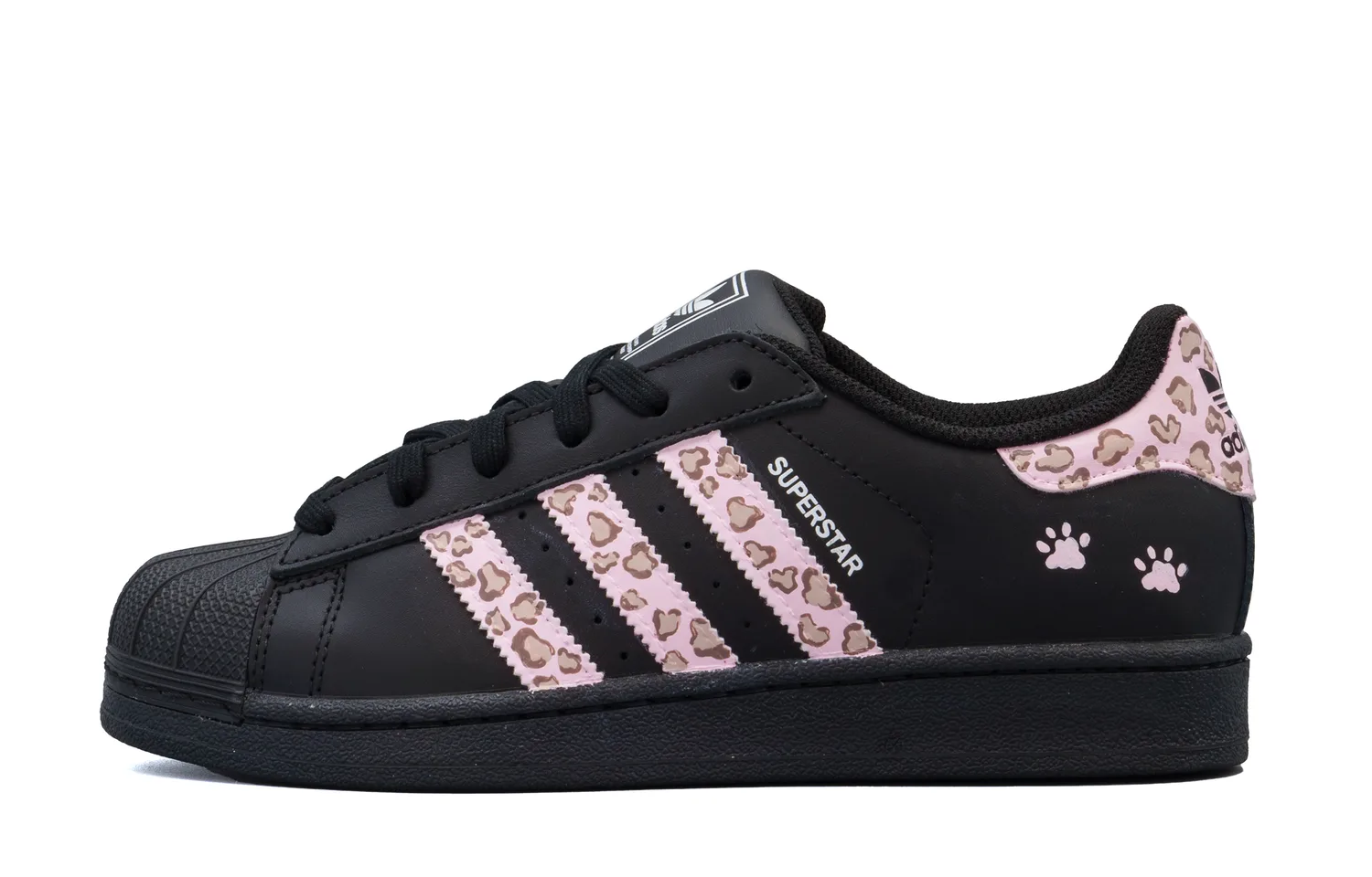 Кроссовки для скейтбординга Superstar 2 Leather Abrasion Resistant низкие детские Adidas Originals, розовый