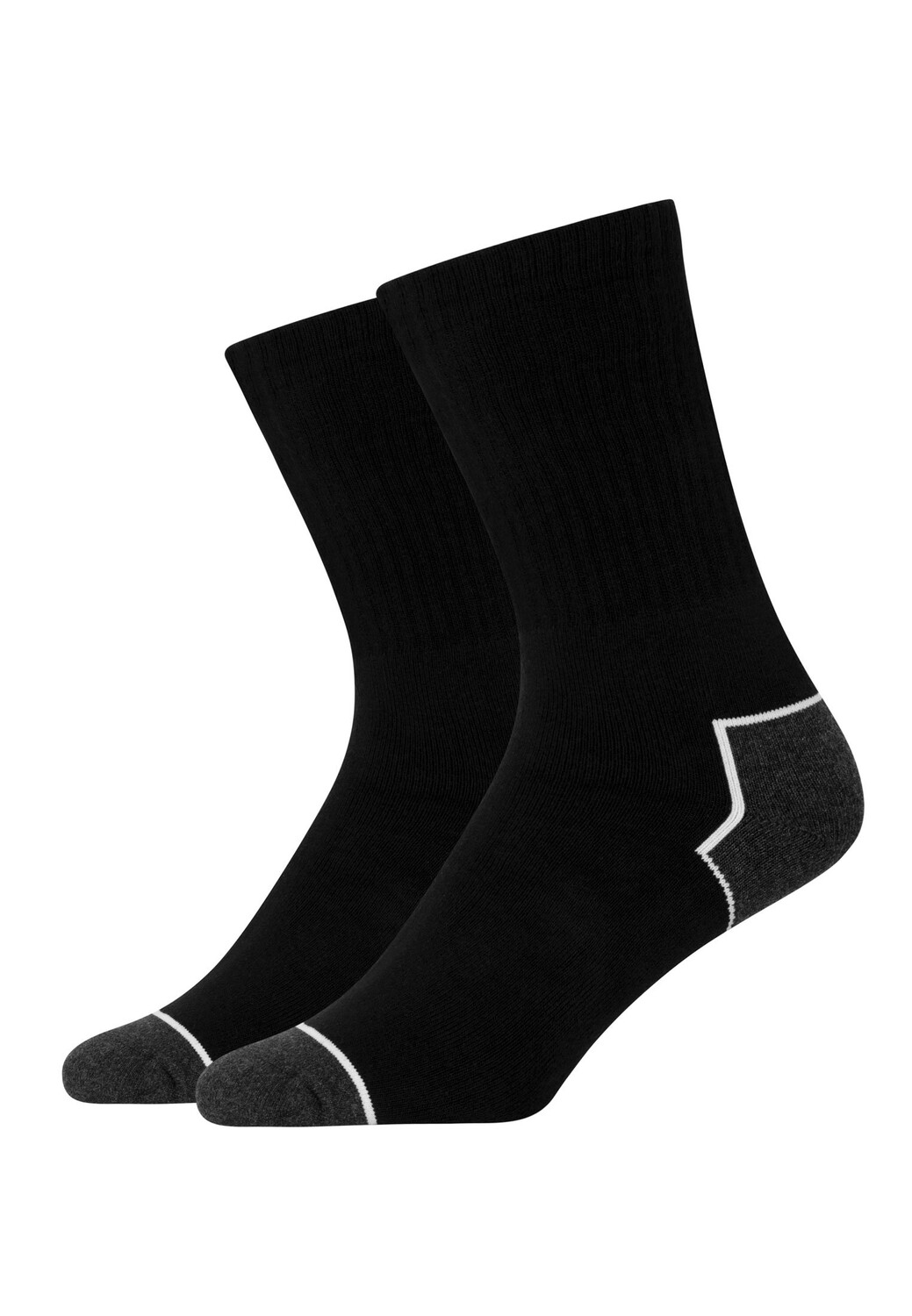 

Носки SNOCKS Bio Baumwolle 2 шт, цвет Schwarz/Weiße Akzente