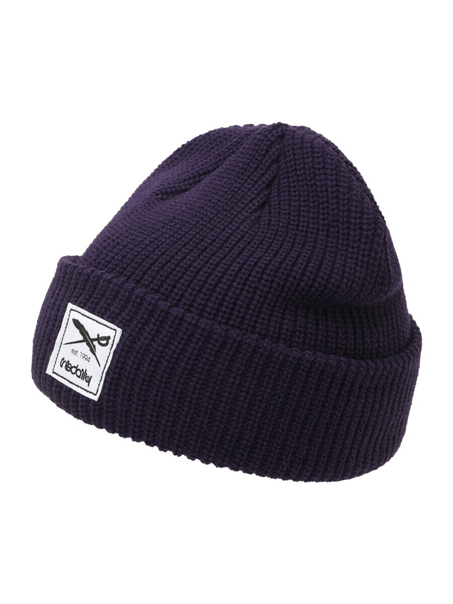 

Шапка Iriedaily Beanie Kreuzkoelln, темно-фиолетовый