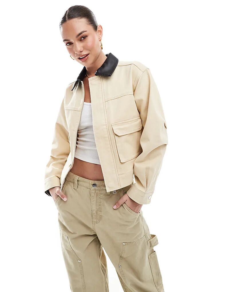 

Куртка Cotton On Tyler Barn коричневого цвета Cotton On, Коричневый, Куртка Cotton On Tyler Barn коричневого цвета Cotton On