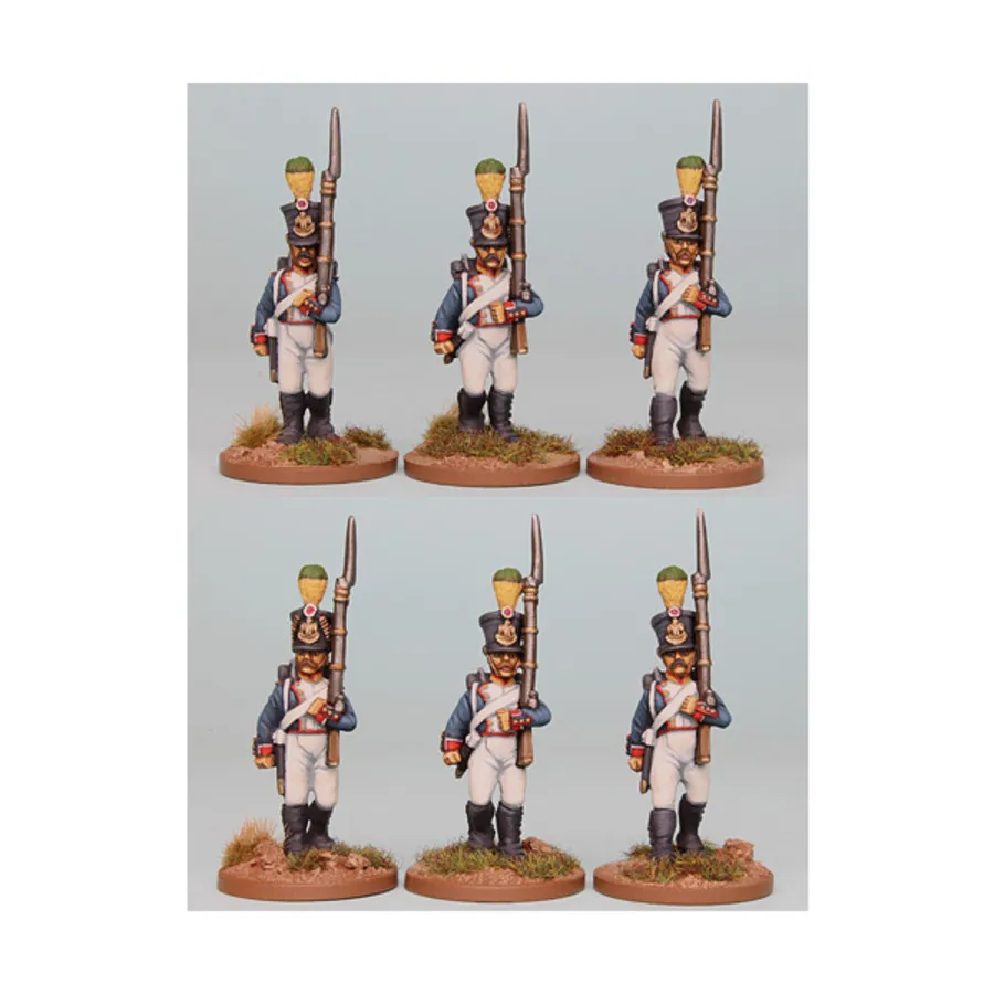 

Смешанное парадное платье французских вольтижеров, марш 1812 г., Napoleonics - French (28mm) (Front Rank Miniatures)