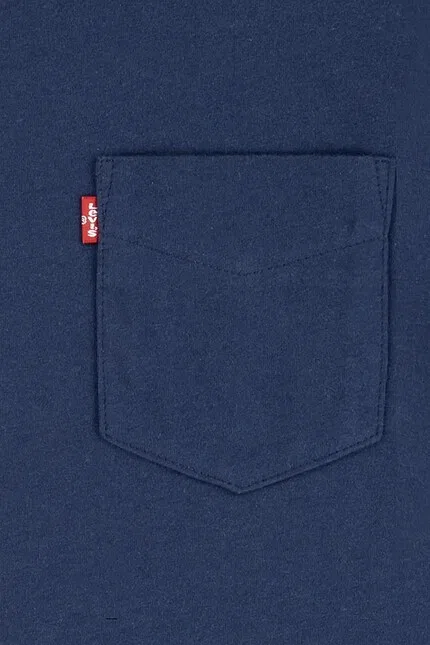 Футболка с карманом Sunset Pocket Tee Levi's, синий — фото 3