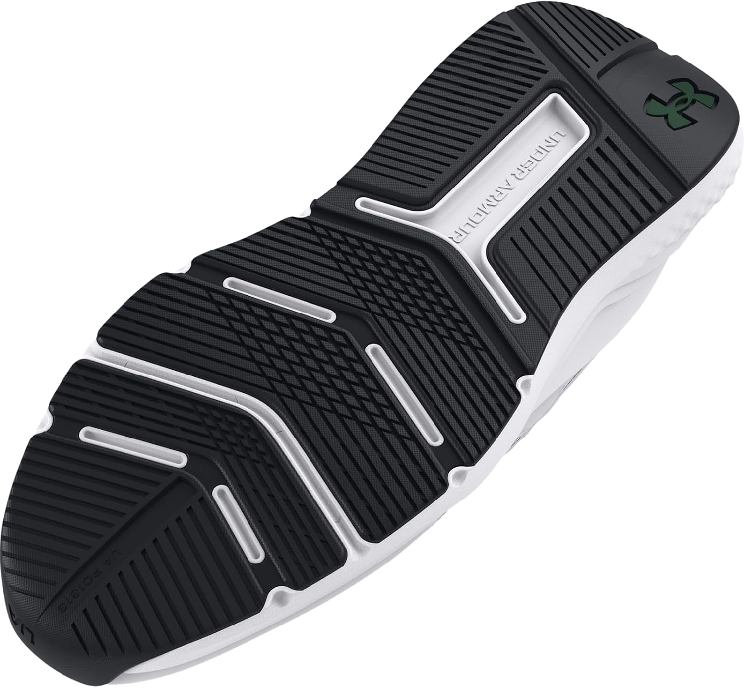 Кроссовки для тренинга Under Armour Men's Charged Commit Tr 3, белый/зеленый/серый/светло-серый — фото 4