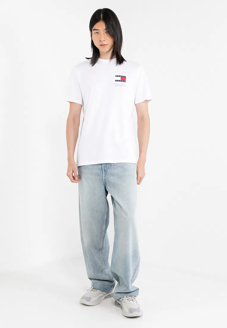 Футболка с принтом флага, Tommy Jeans Tommy Hilfiger, белый — фото 4