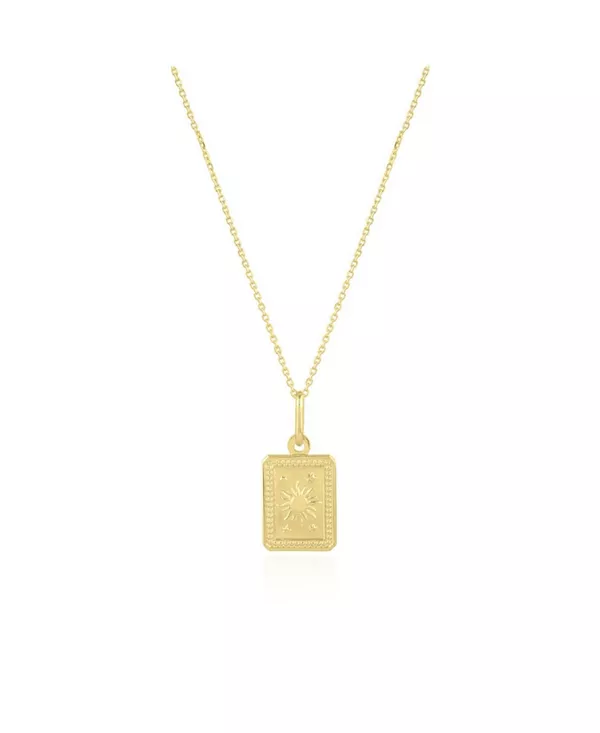 

Золотое ожерелье с солнечным ярлыком, 14-каратное золото The Lovery, gold