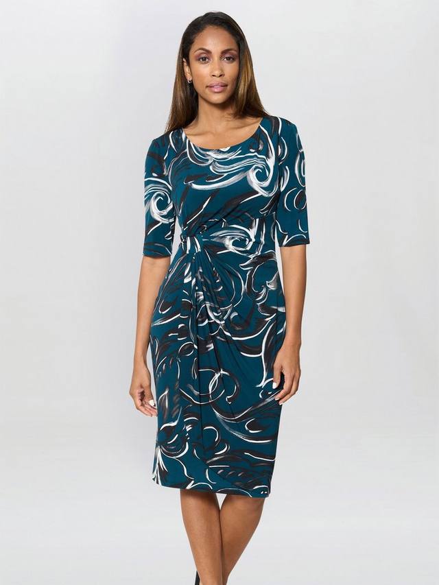 

Платье Yvonne из джерси с принтом Gina Bacconi