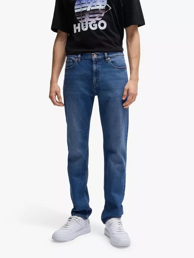 

Джинсы HUGO BOSS HUGO Ash Slim Fit, темно-синий