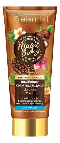 

Увлажняющий бронзирующий крем для тела 2 в 1 - Светлая кожа 200мл Bielenda, Magic Bronze (N)