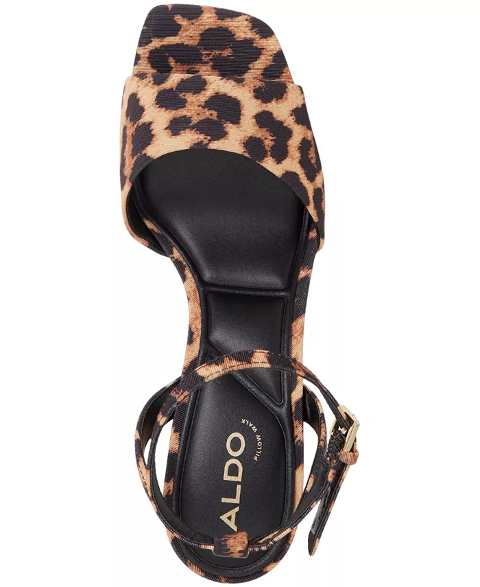 Женские двухкомпонентные босоножки на платформе и каблуке ALDO, мультиколор — фото 4