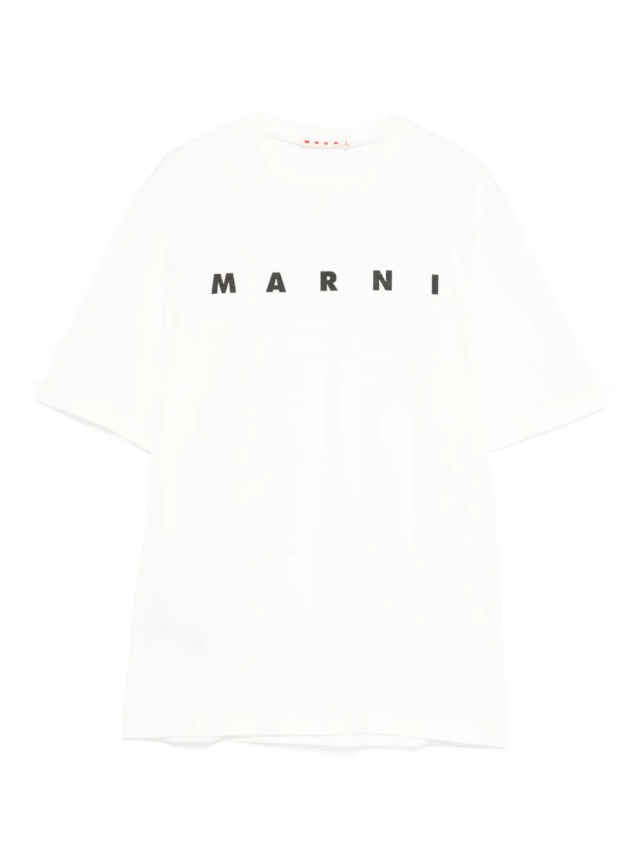 

Футболка из хлопка с логотипом Marni Kids, белый