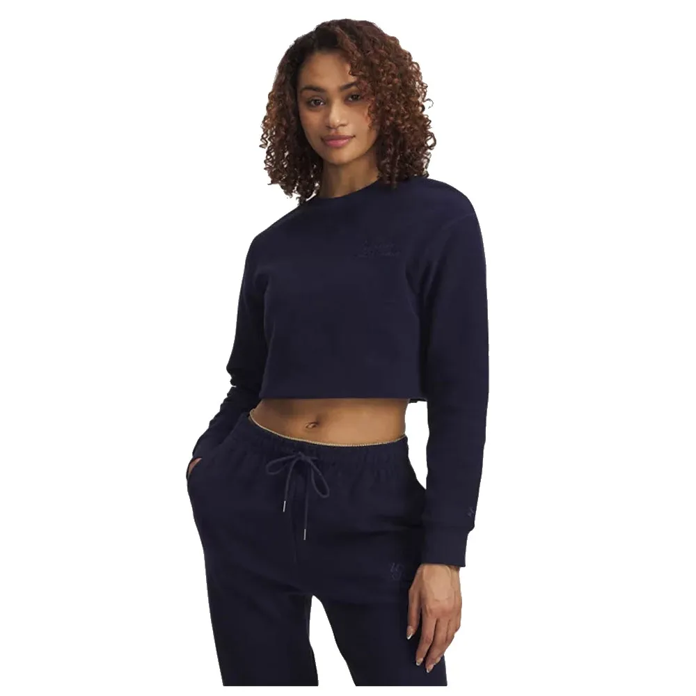 

Толстовка Under Armour Icon Terry Varsity Crew, синий