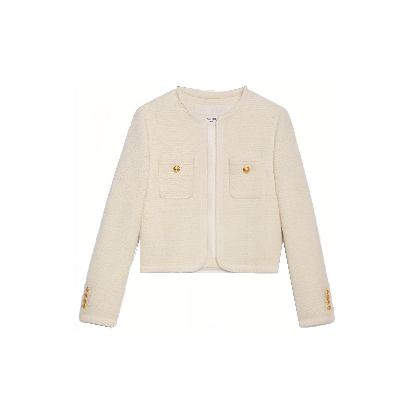 

CELINE Женская куртка цвета слоновой кости, Ivory White