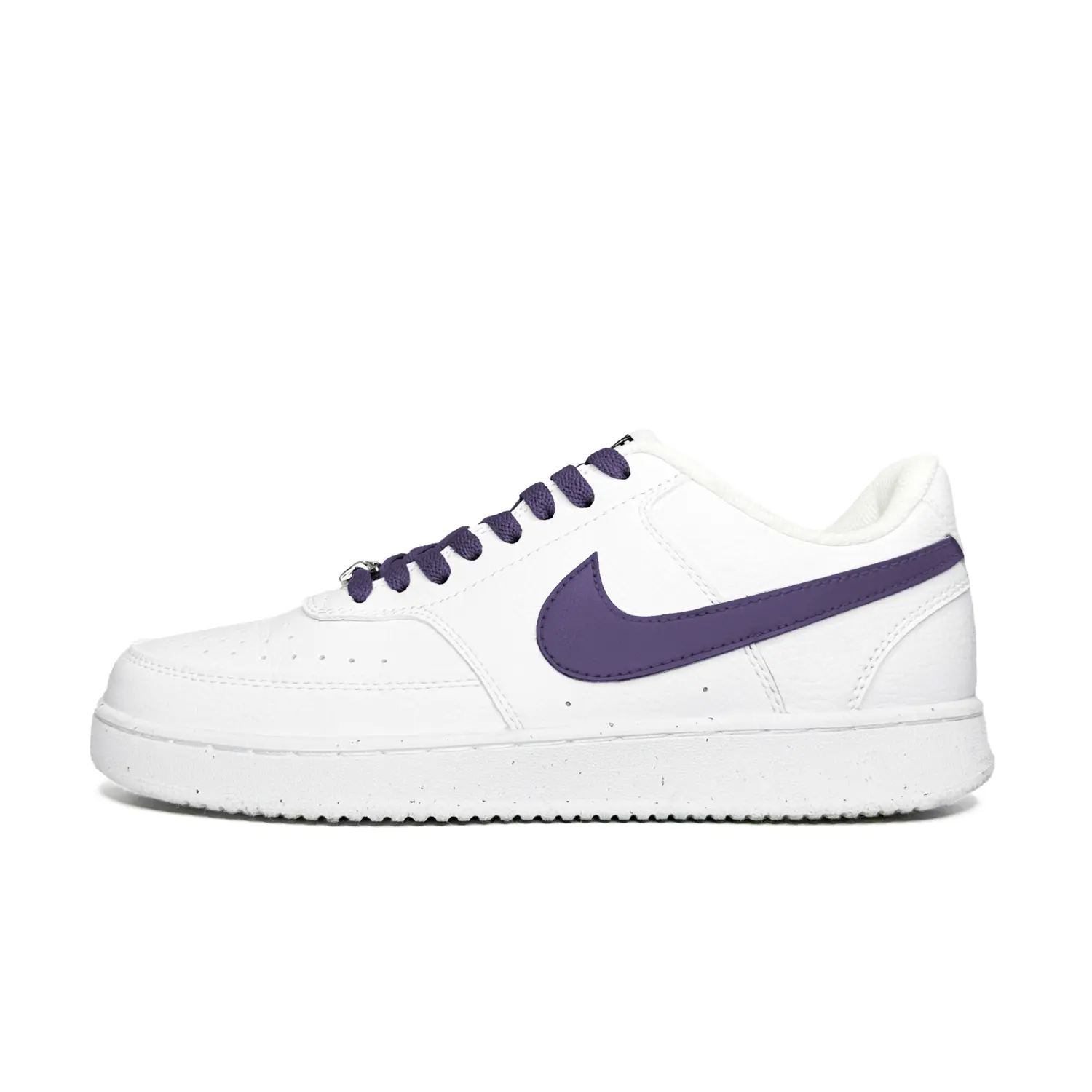 

Nike Кроссовки Court Vision 1 с низким верхом, противоскользящие, износостойкие, мужские, белые, фиолетовые