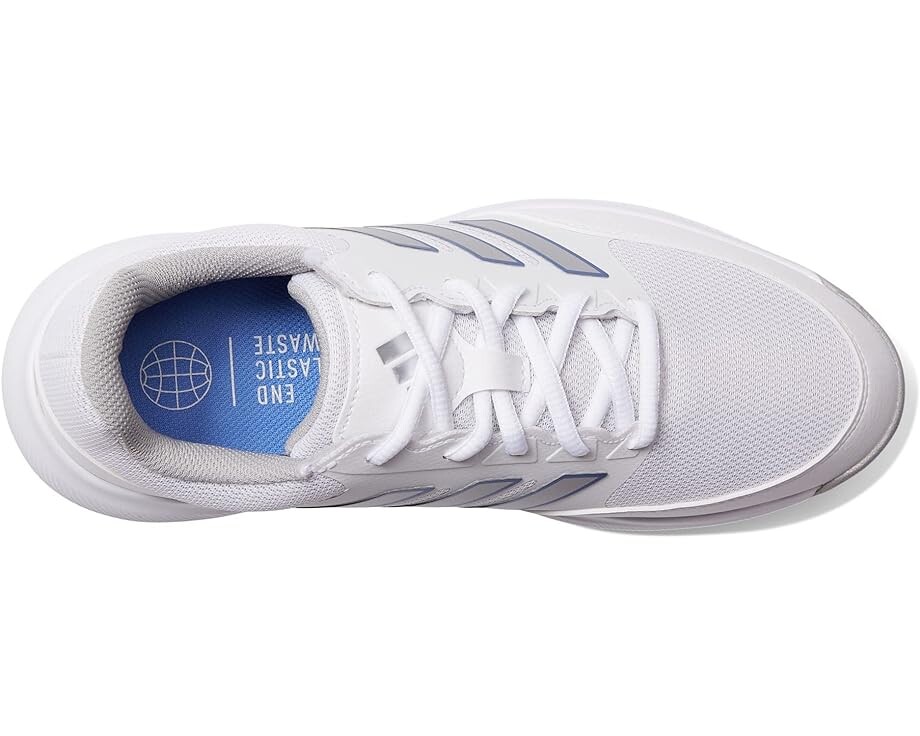 Кроссовки adidas Golf Tech Response 3.0 Golf Shoes, цвет Footwear White/Silver Metallic/Blue Fusion — фото 2