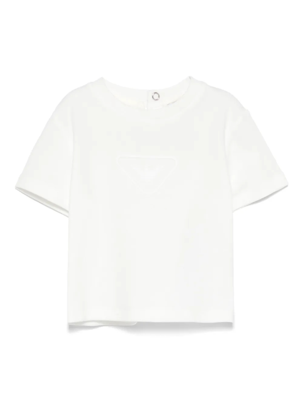 

Футболка с тисненым логотипом Emporio Armani Kids, белый