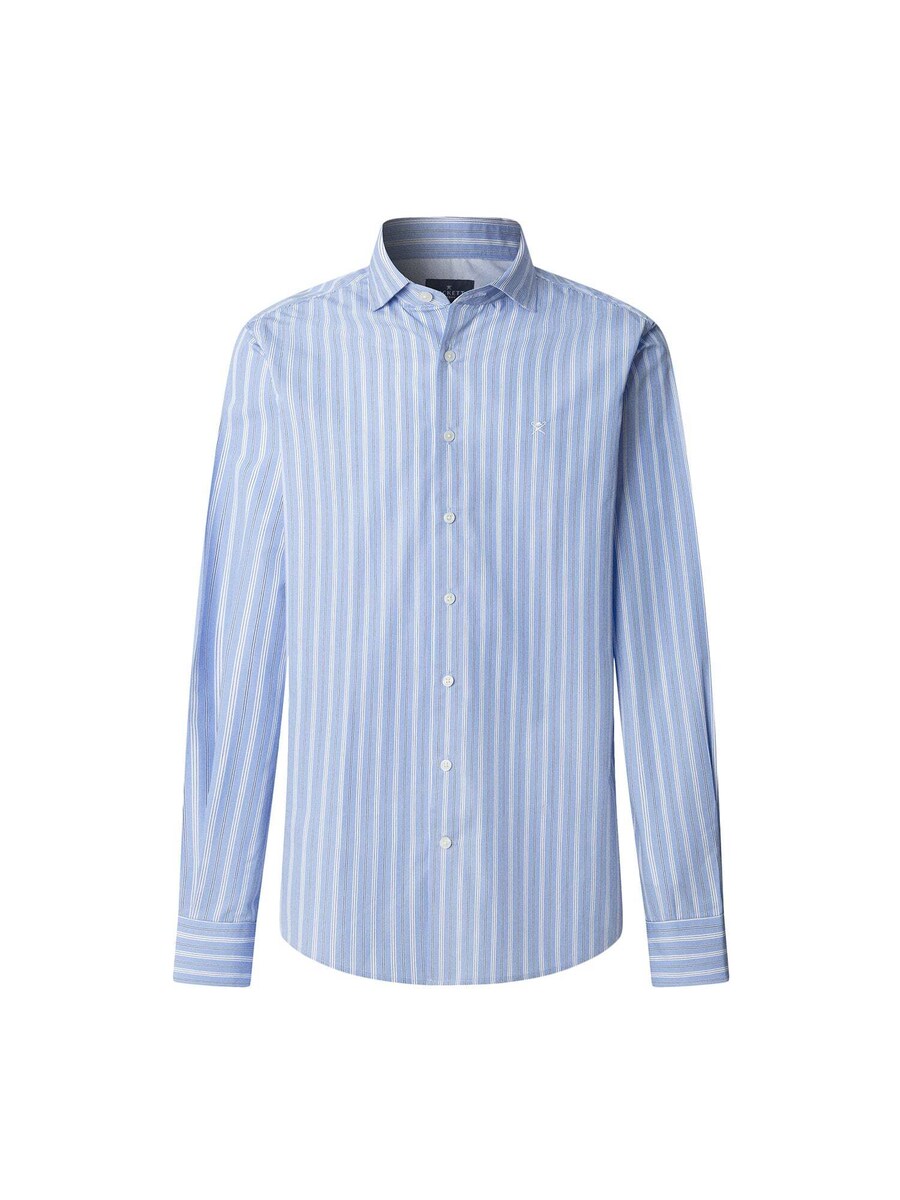 

Рубашка на пуговицах классического кроя Hackett London City, marine blue/Light blue