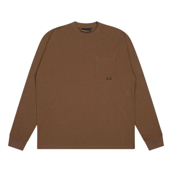 

Футболка basic longsleeve pocket t-shirt 'brown' Drew House, коричневый