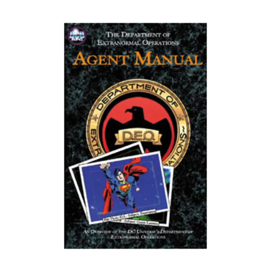 

Agent Manual, DC Universe (West End Games), мягкая обложка