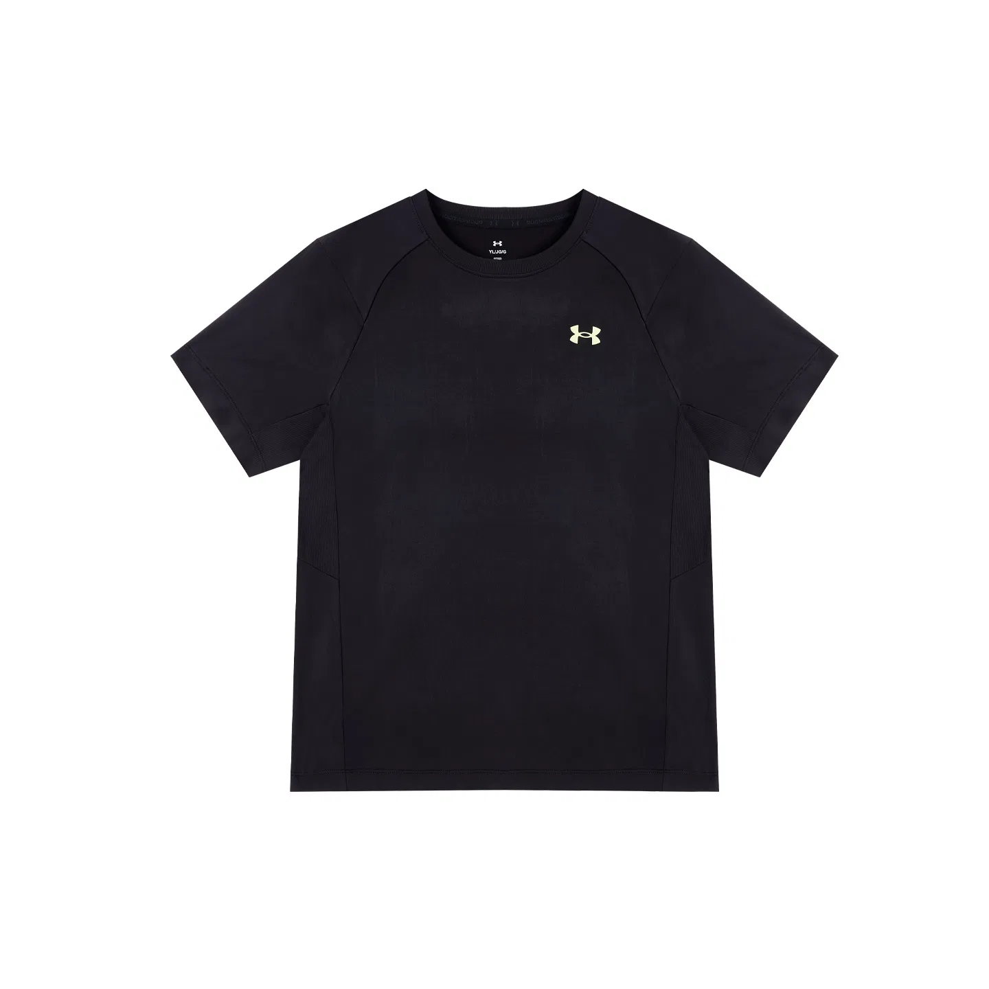 Футболка детская с круглым вырезом Under Armour лаймово-зеленый — фото 3