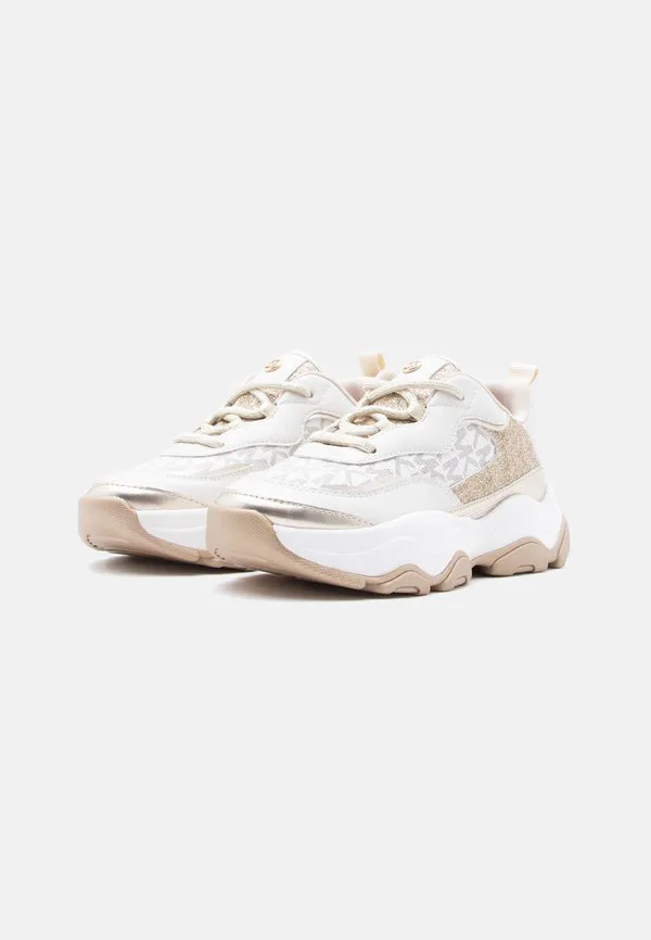 Кроссовки everest Michael Kors Kids, Vanilla/Pale Gold-Coloured Glam — фото 2