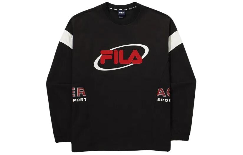 

Толстовка унисекс черная Fila, черный