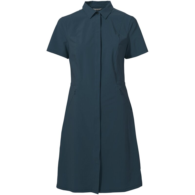 

Платье из эластичного материала с принтом «Фарли» Vaude, цвет dark sea