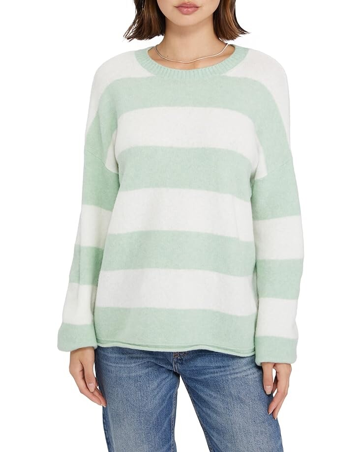 

Свитер Sanctuary Eye On You Sweater, цвет Recycle Green Stripe