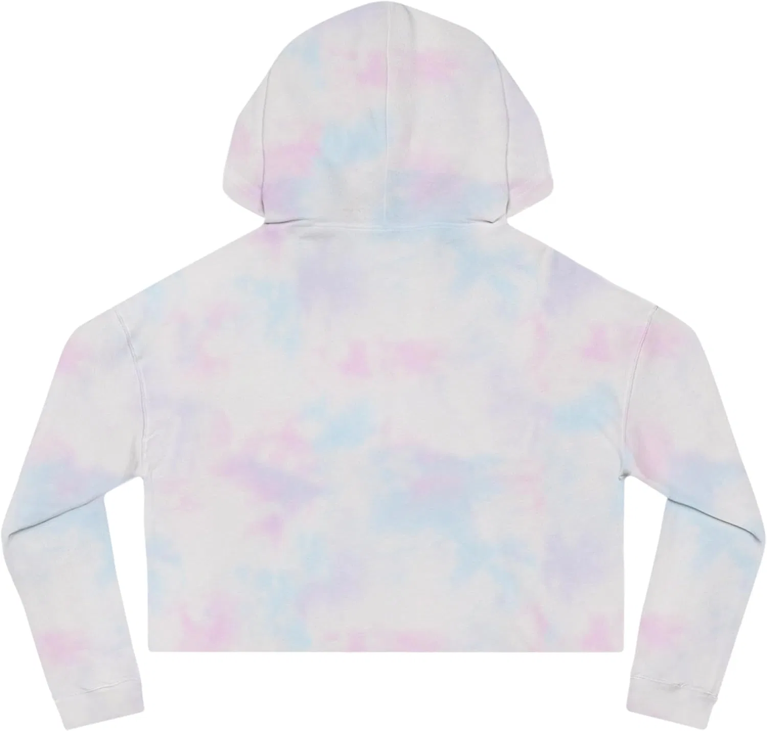 Кроп худи со знаком зодиака Дева GENERIC, Tie-Dye Cotton Candy — фото 2