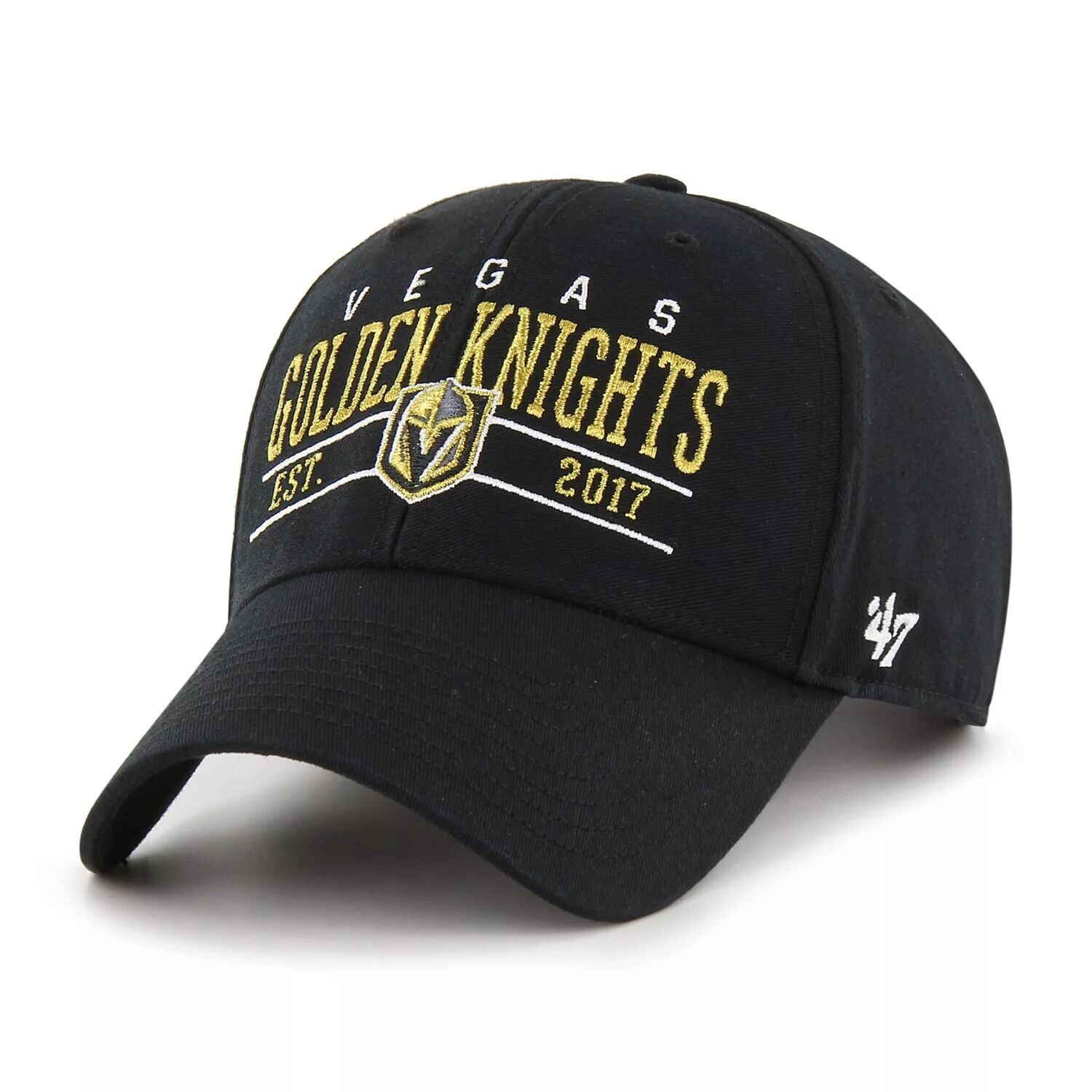 

Мужская регулируемая кепка Black Vegas Golden Knights Centerline MVP '47 Black