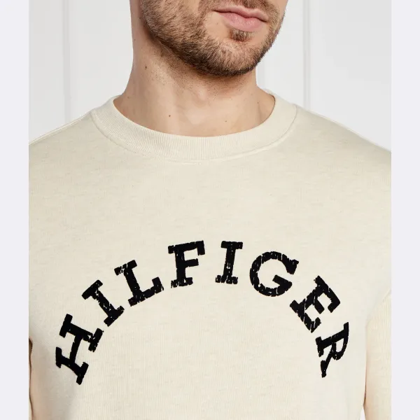 Толстовка стандартного кроя со складками Tommy Hilfiger, бежевый — фото 3