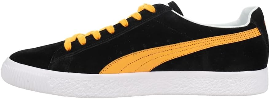Мужские кроссовки PUMA Clyde Clydezilla Mij с шнуровкой - Черный, Оранжевый — фото 3