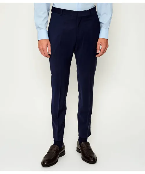 

Шерстяные брюки Slim fit Calvin Klein, синий