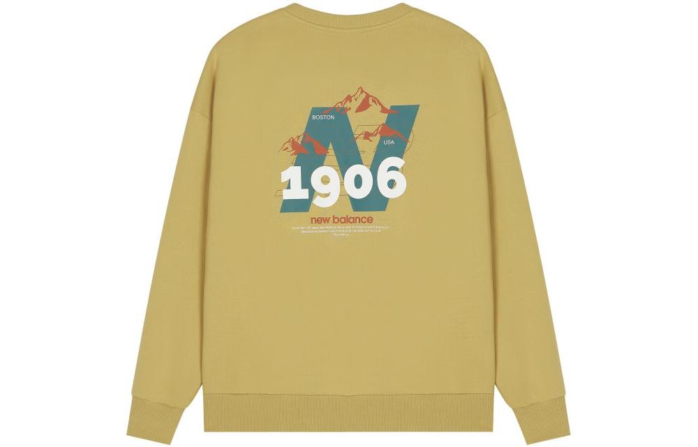 

Толстовка унисекс желтая New Balance, желтый