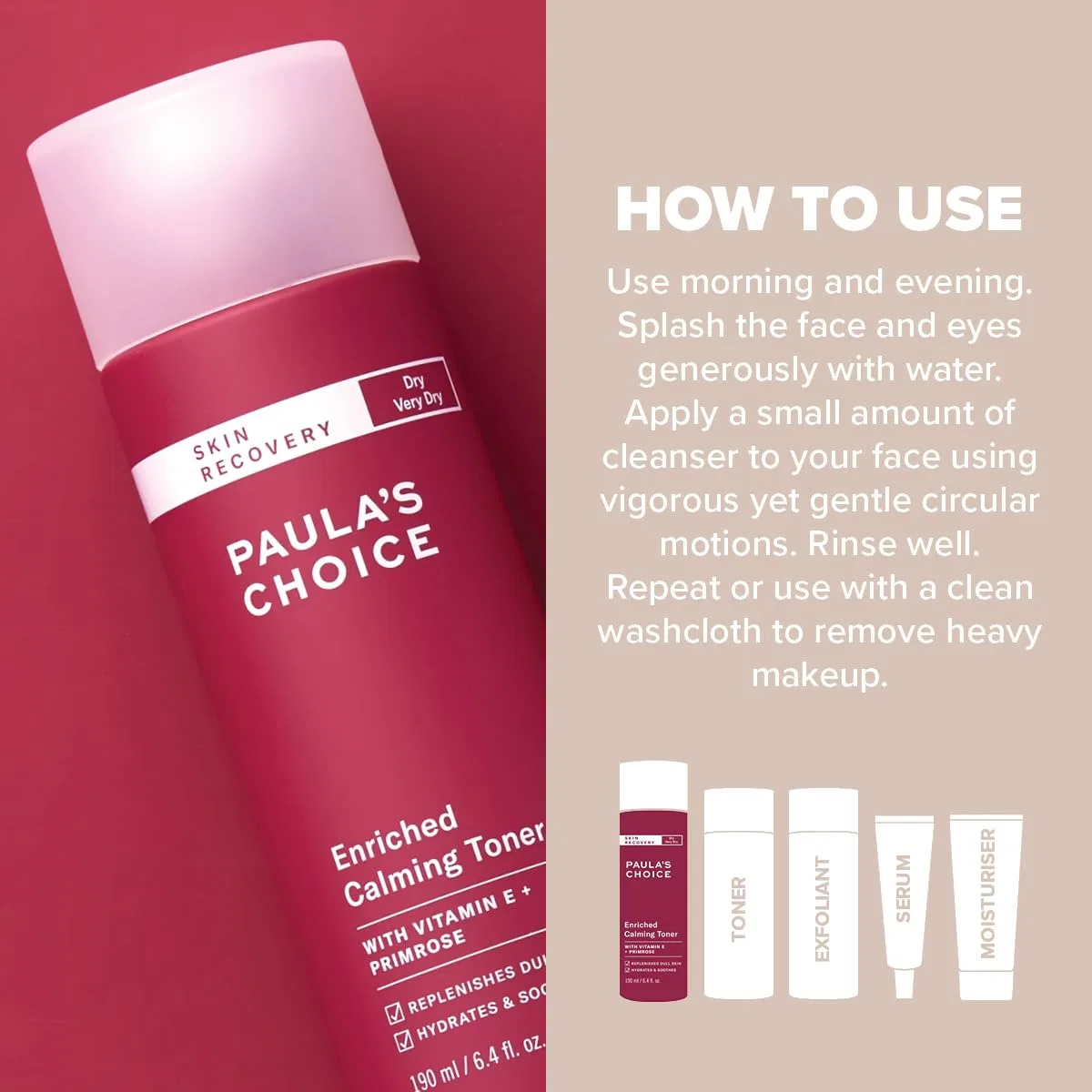 Средство для снятия макияжа Paula's Choice — Для лица «SKIN RECOVERY» с витамином E от — фото 4