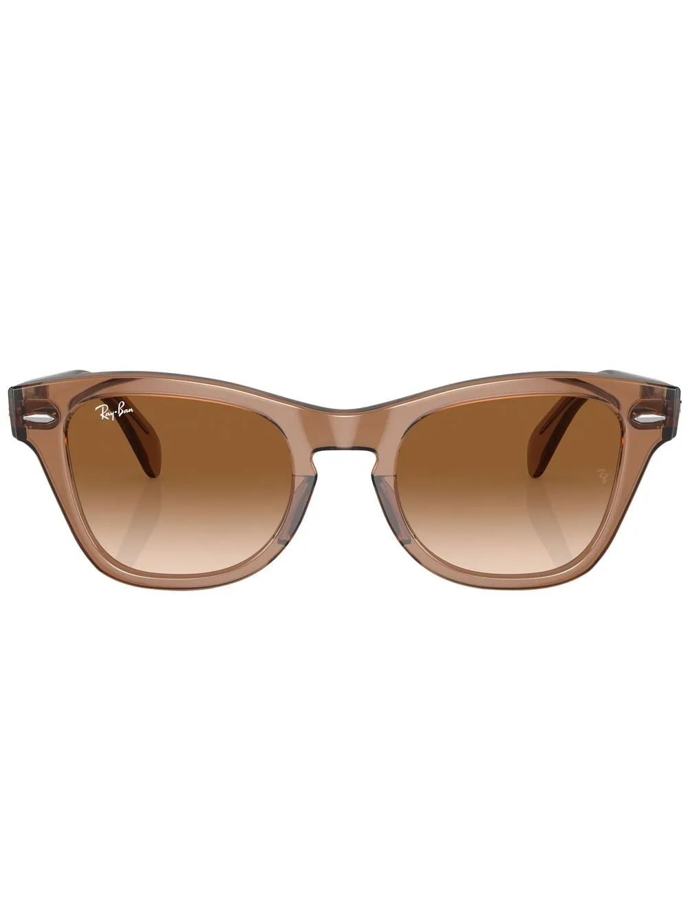 

Солнцезащитные очки в квадратной оправе Ray-Ban, коричневый