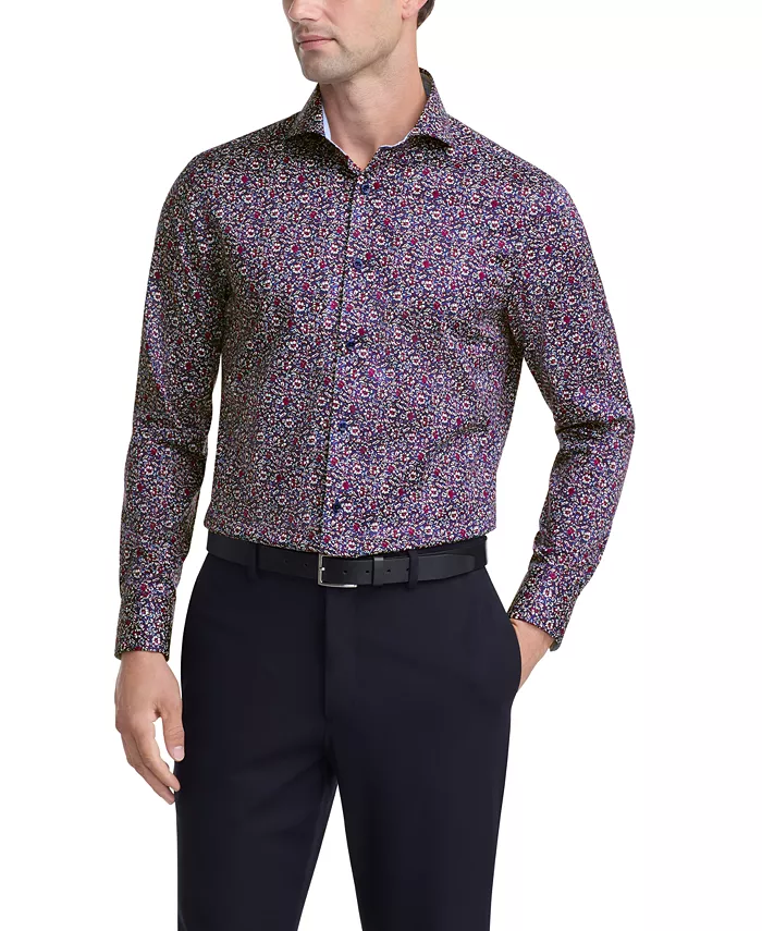 

Мужская классическая рубашка Slim Fit без глажки Ted Baker, мультиколор
