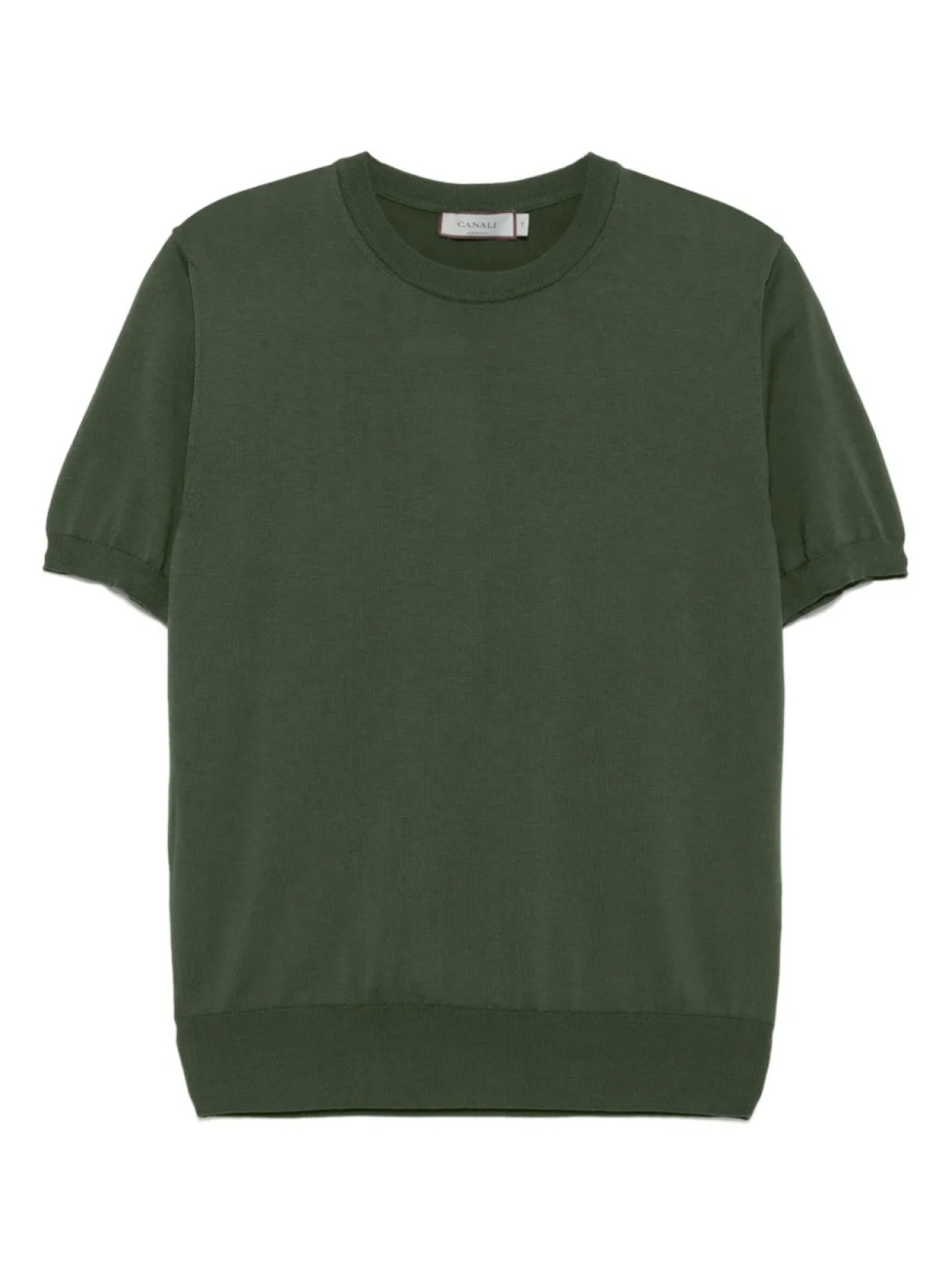 

Canali футболка тонкой вязки, зеленый